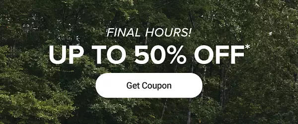 Final hours. Up to 50% off. Get coupon.