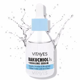 Bakuchiol 1% + Squalan Serum. Die Retinol-Alternative für Falten & Sensible Haut 30 ml
