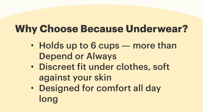 WHY CHOOSE BECAUSE UNDERWEAR