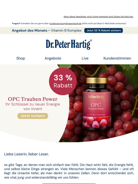 Ist Dr Peter Hartig Seris
