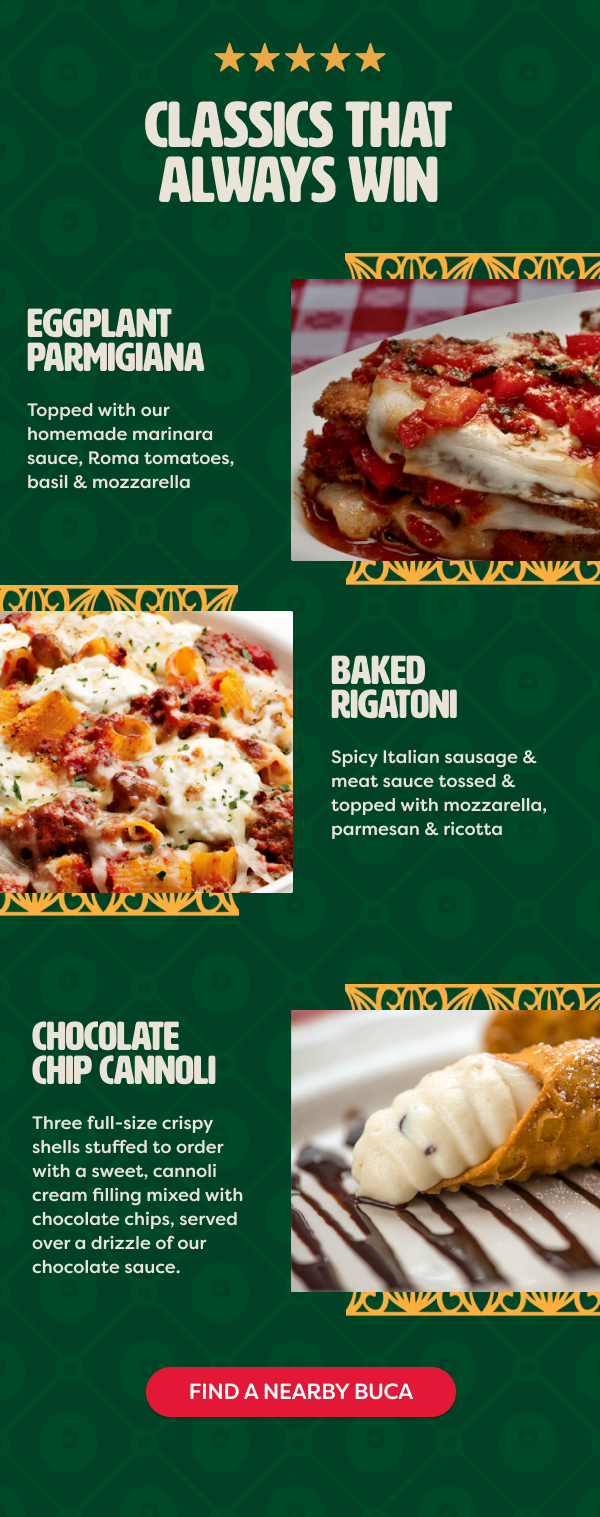 FIND A NEARBY BUCA