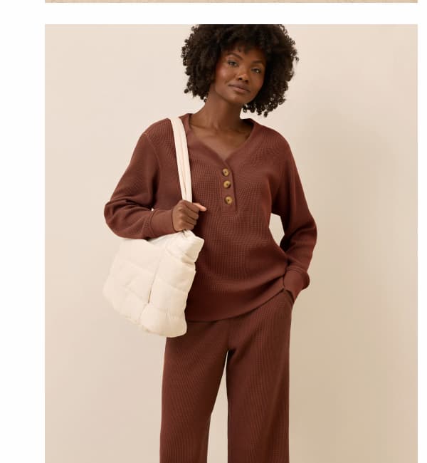 Thermal Waffle Lounge Set