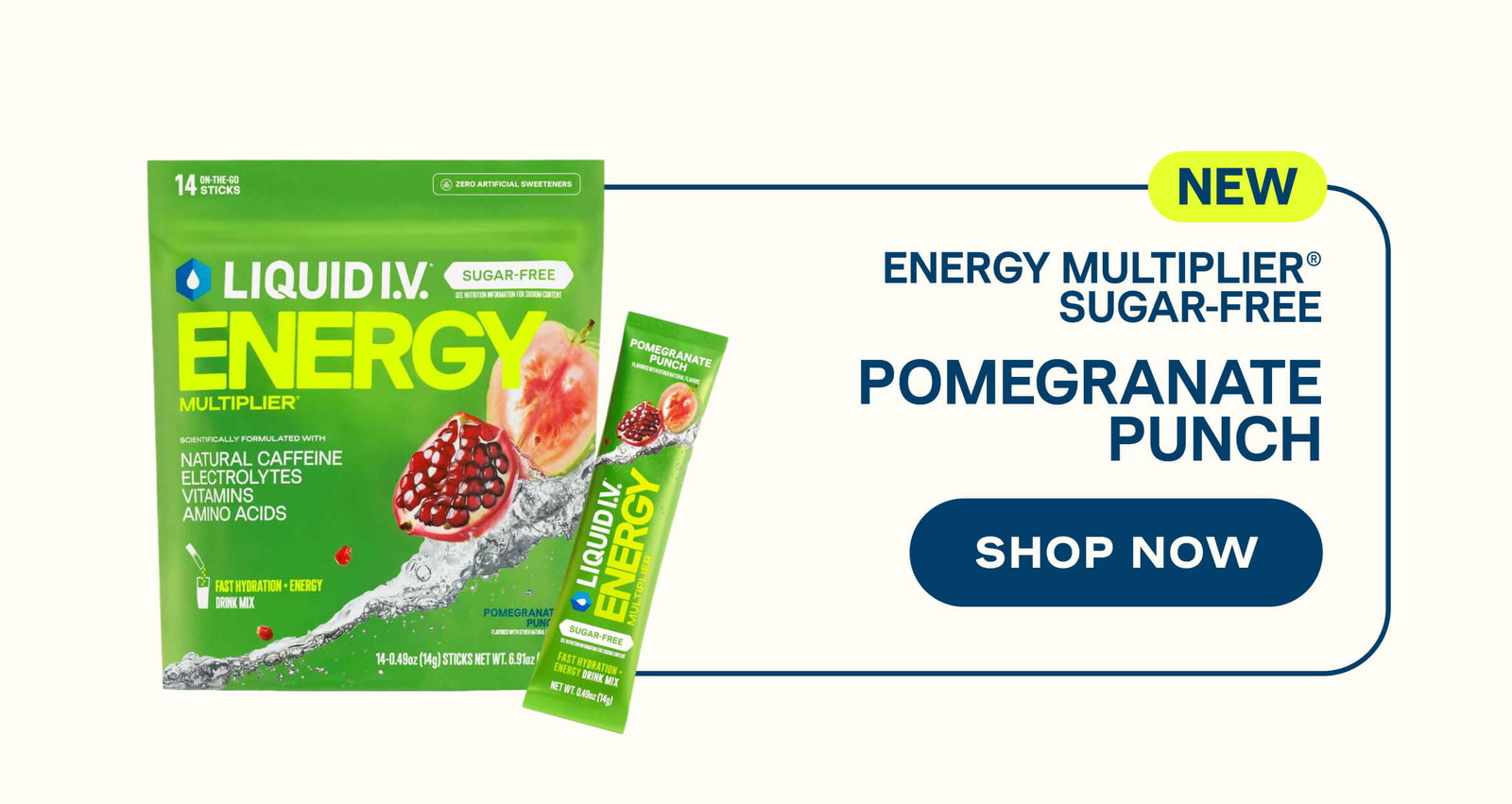 Pomegranate Punch Energy Multiplier Sugar-Free