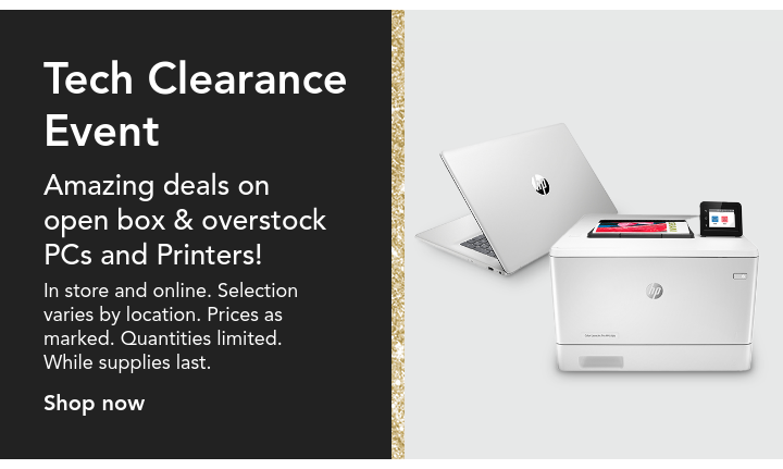 tech clearance event