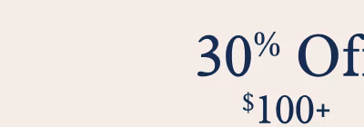30% Off $100+