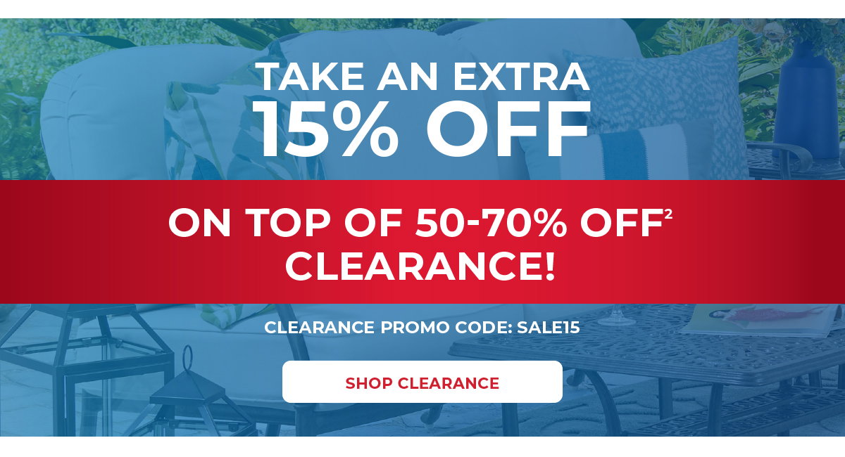 Take an extra 15% off on top of 50-70% off clearance! 