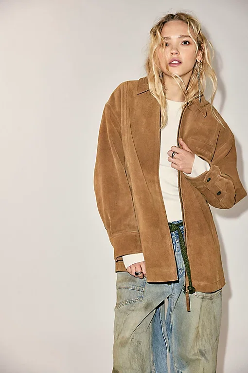 We The Free Rosie Suede Jacket