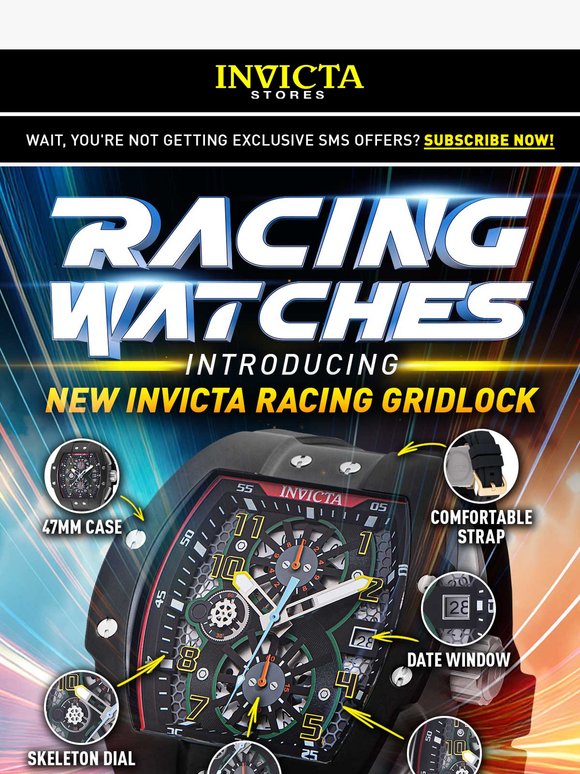 Invicta: 🏁GRIDLOCK IS HERE💥NEW RACING BEAST⚡️UNLEASHED ️ | Milled