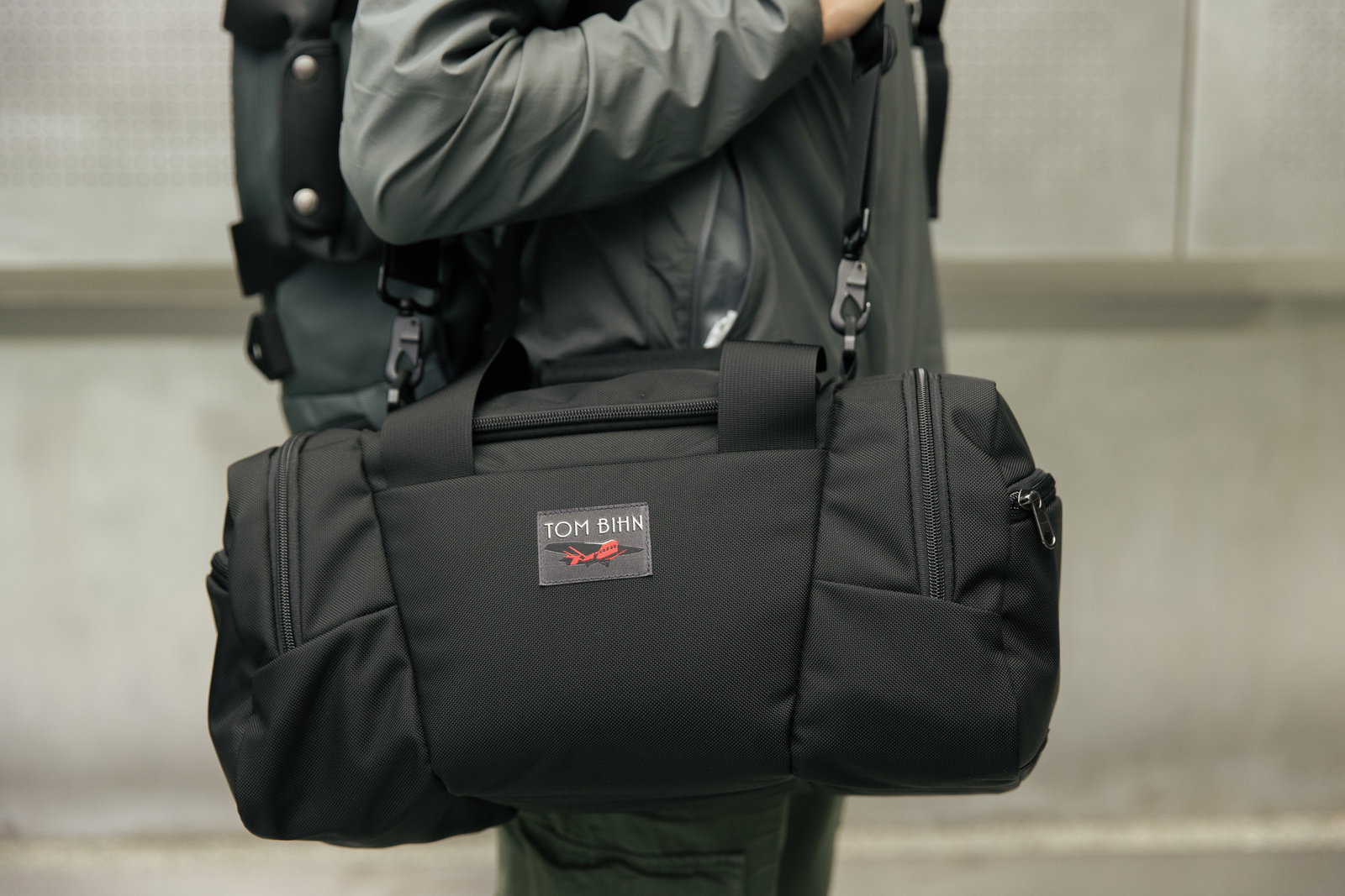 Night Flight Travel Duffel in Black Ballistic