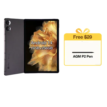 AGM PAD P2 | 4G LTE | Light & Thin | Widevine L1 | Powerful Chipset | Android 14