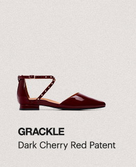 Grackle, Dark Cherry Red Patent