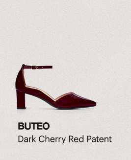 Buteo, Dark Cherry Red Patent