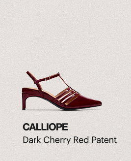 Calliope, Dark Cherry Red Patent