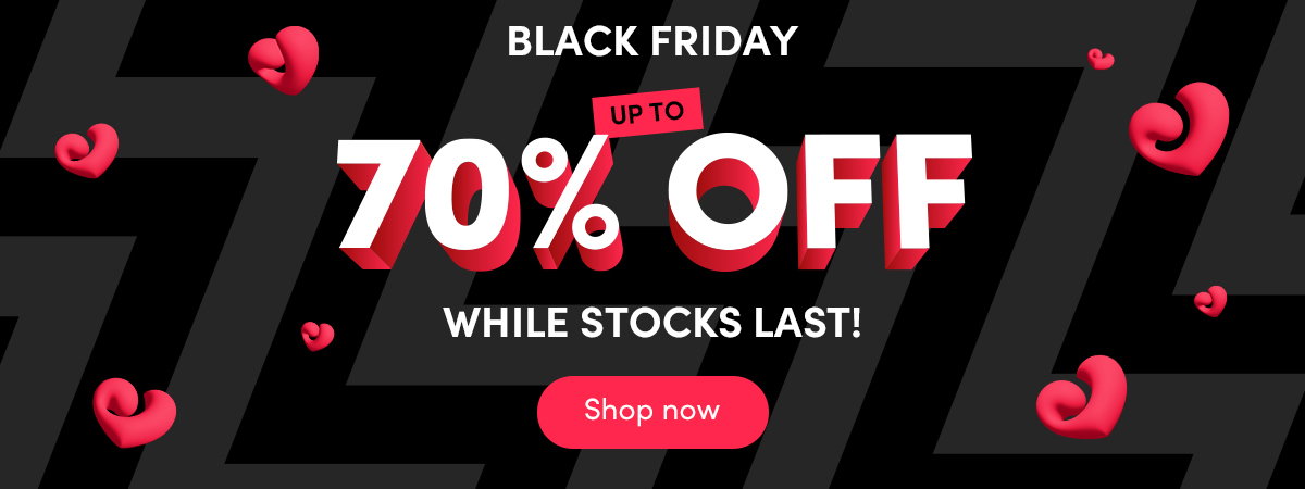 Black Friday: Up to 70% Off