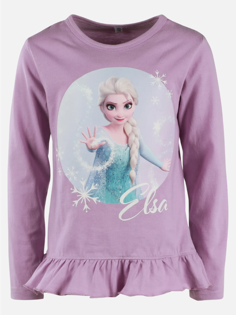 Mädchen Langarmshirt mit Frozen Motiv