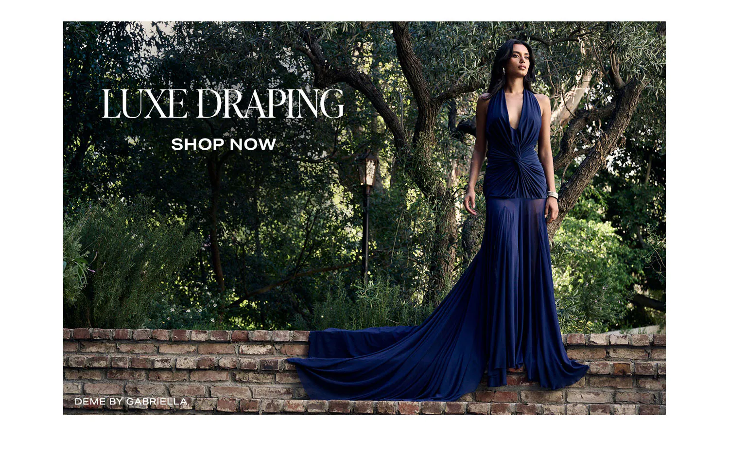All In The Details: Luxe Draping. Shop Now.