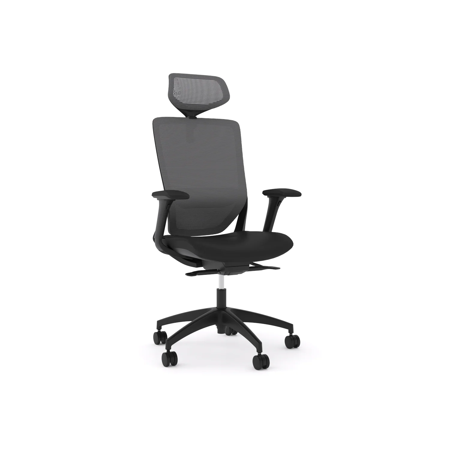 Orlando Ergo Mesh - Black / With 4D Adjustable Arms / With Headrest