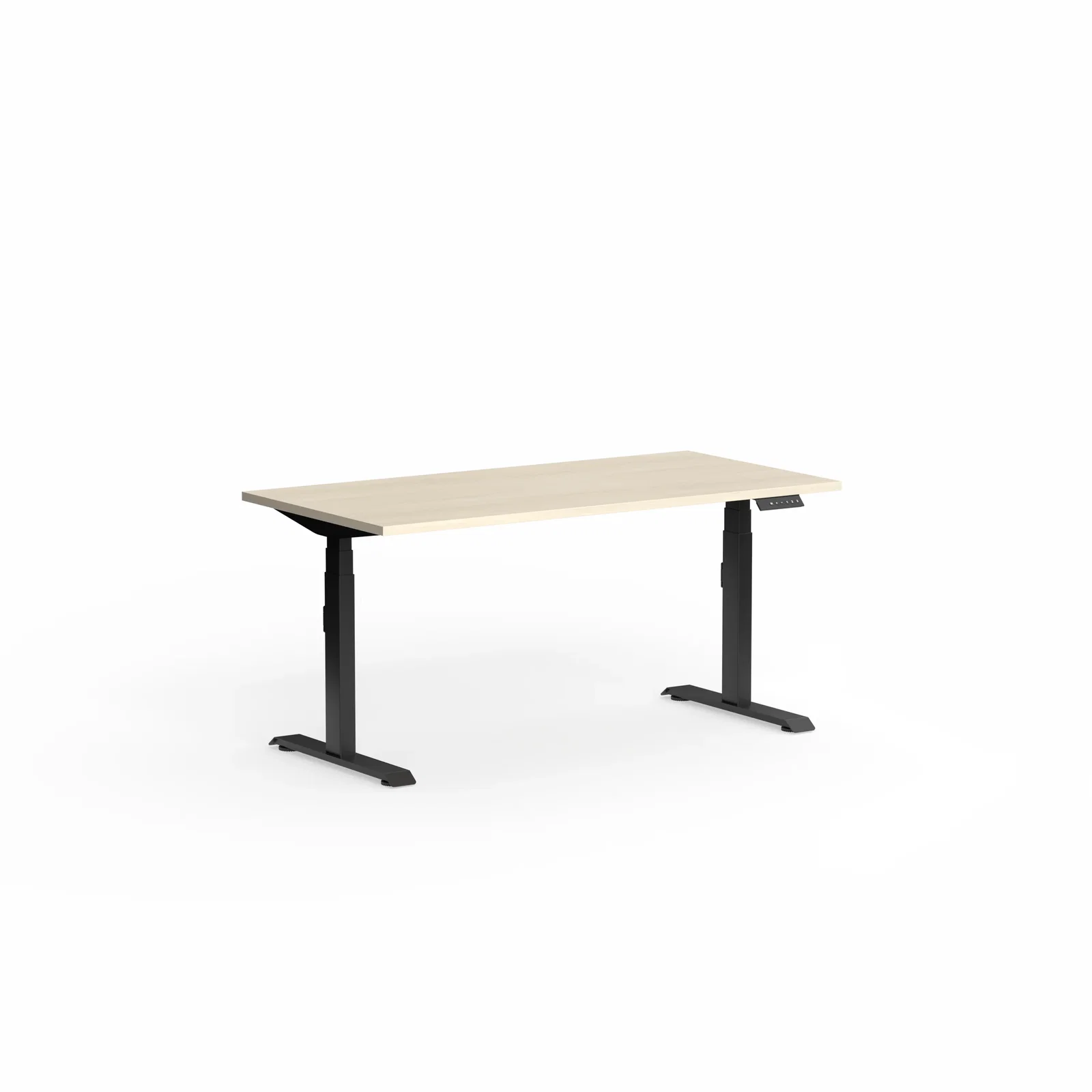 Montana Electric Standing Straight Workstation - Black Frame (3 Stages)