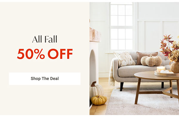 All Fall Clearance - 50% OFF - Shop Now