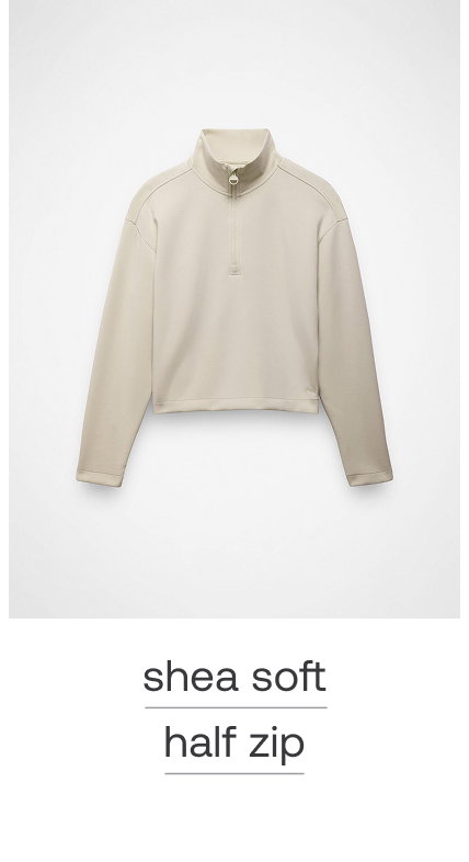 shea soft half zip