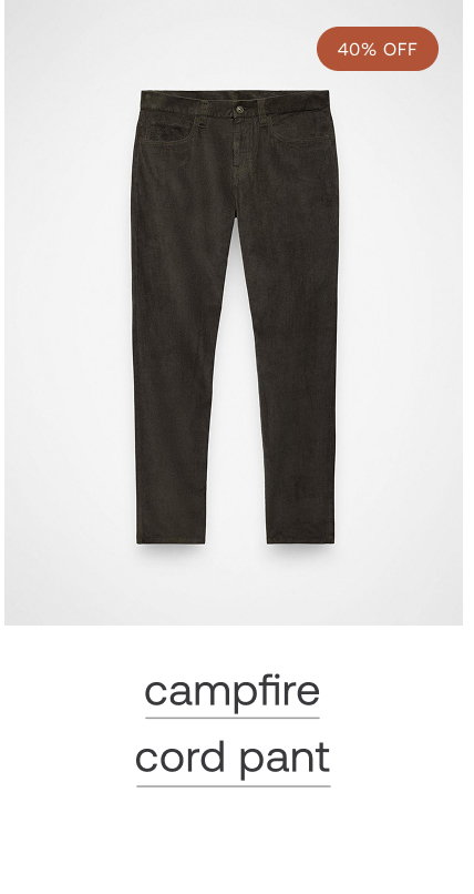 campfire cord pant