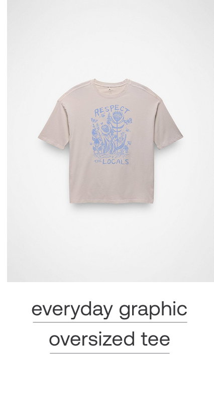 everyday graphic oversized tee