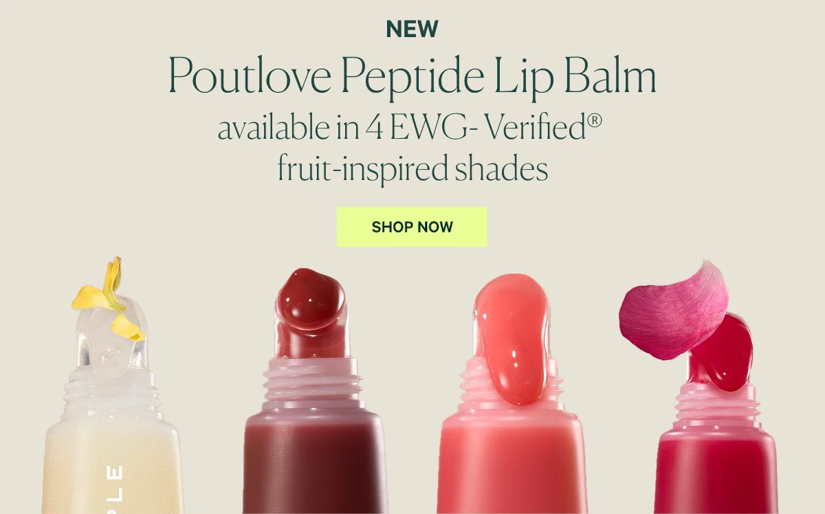 NEW poutlove peptide lip balm