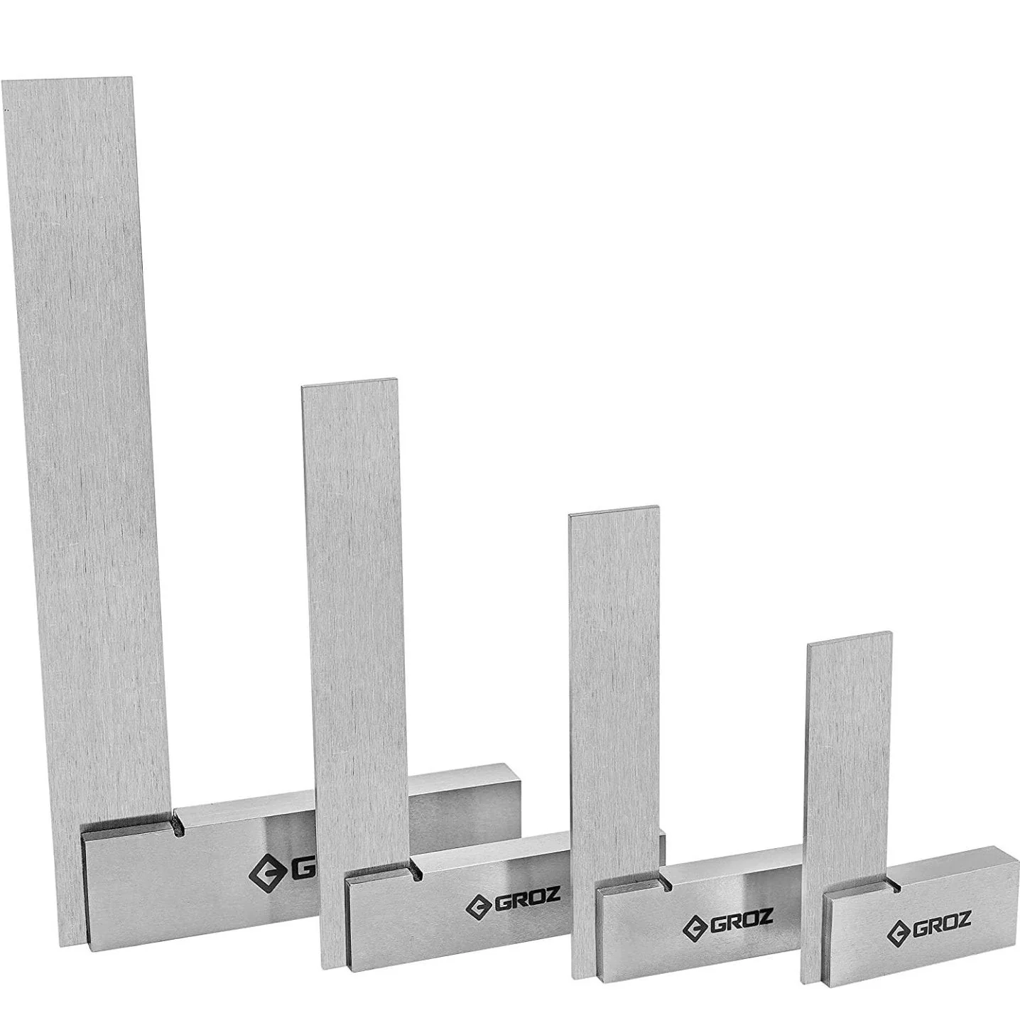 Image of STEEL SQUARE SET  4 PC: 2" , 3" 4" & 6"