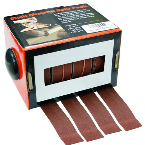 Image of SANDING PACK 4PC SET TURNERS 1" X 20'