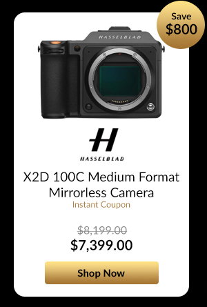 Hasselblad X2D 100C Medium Format Mirrorless Camera
