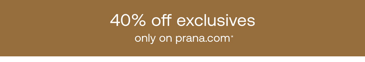 40% off exclusives