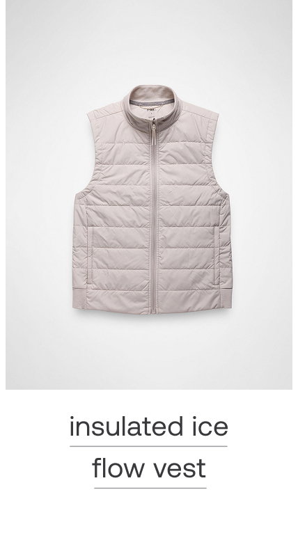 insulated ice flow vest