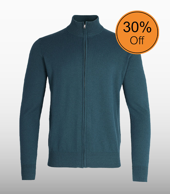 Men's Montrose Full Zip Knitted Jumper