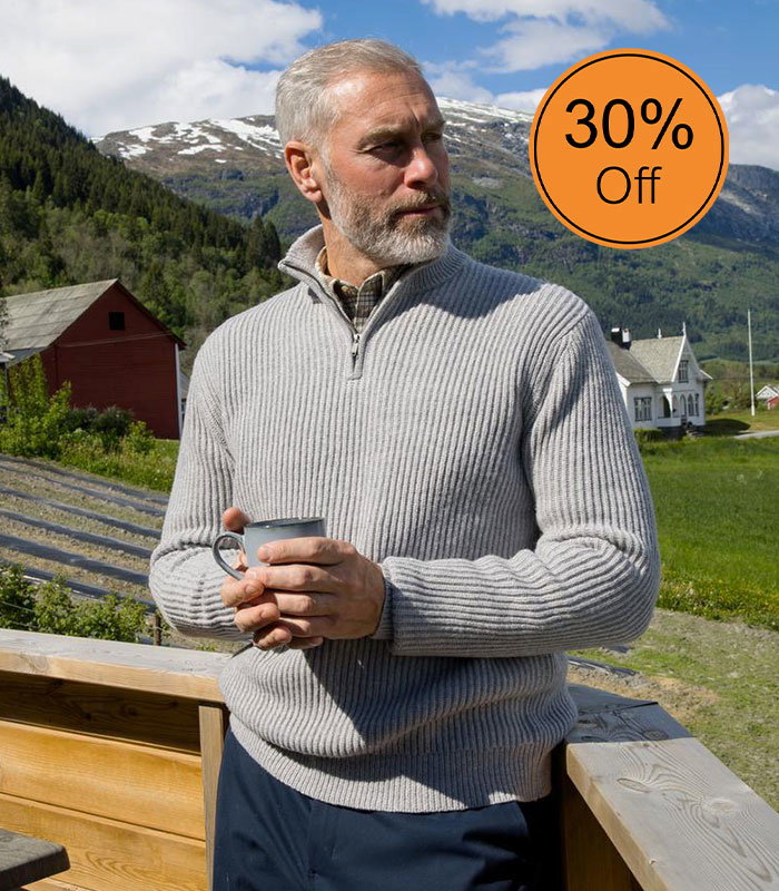 Men's Broxburn Zip Neck Jumper