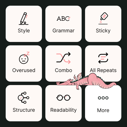 Perfect your prose with 25+ reports