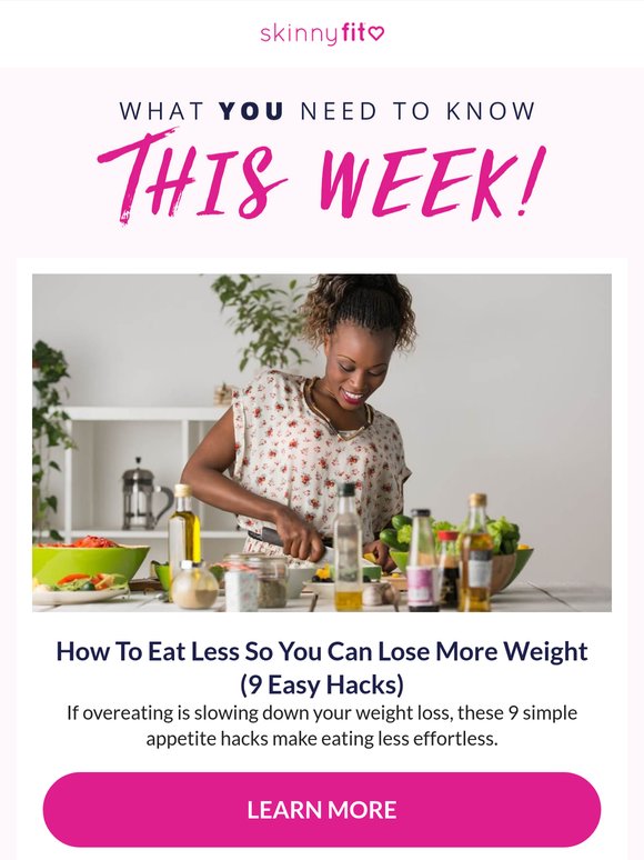 SkinnyFit: How To Eat Less & Lose More Weight | Milled