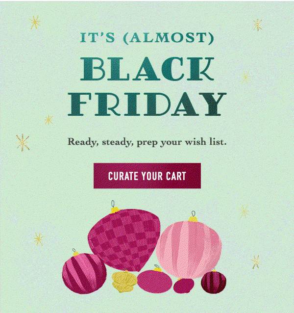 It's (Almost) Black Friday