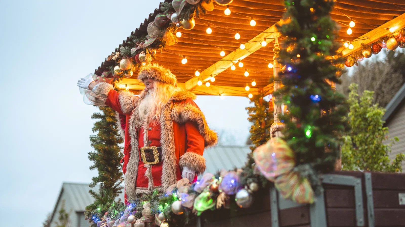 elf with girl in lodge