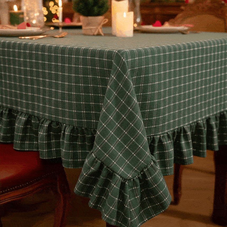  DIY Nappe  et Set de table froncés