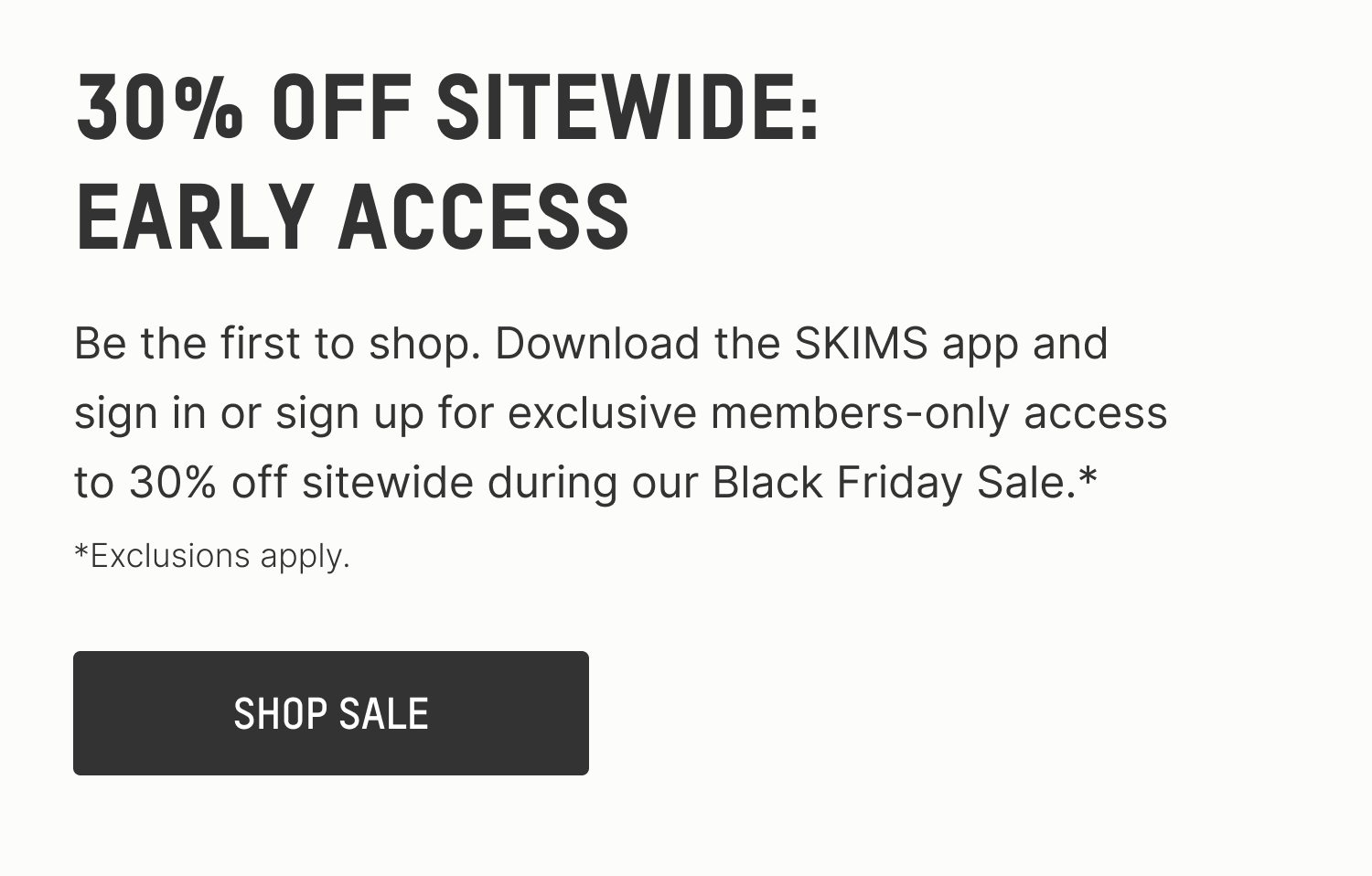 SHOP SALE
