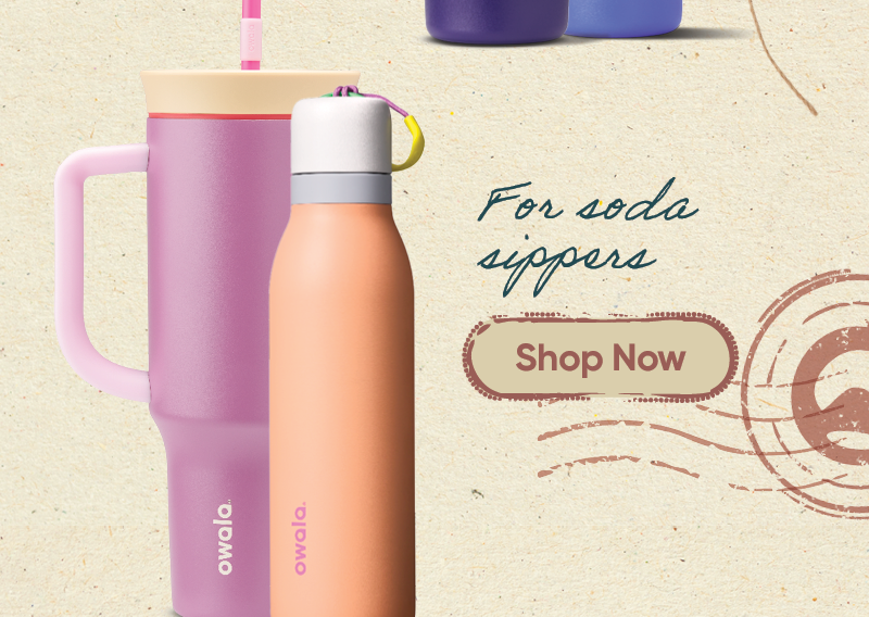For soda sippers. Shop Now.