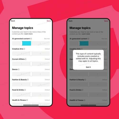 Less Slop Please: TikTok Will Soon Let You Reduce How Many AI Videos Appear