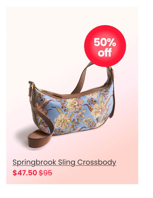 Shop Springbrook Sling Crossbody