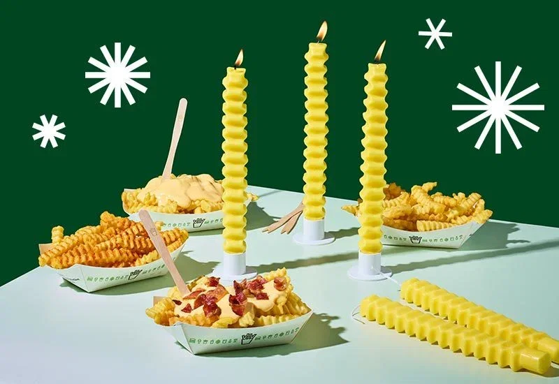 Crinkle Cut Candles