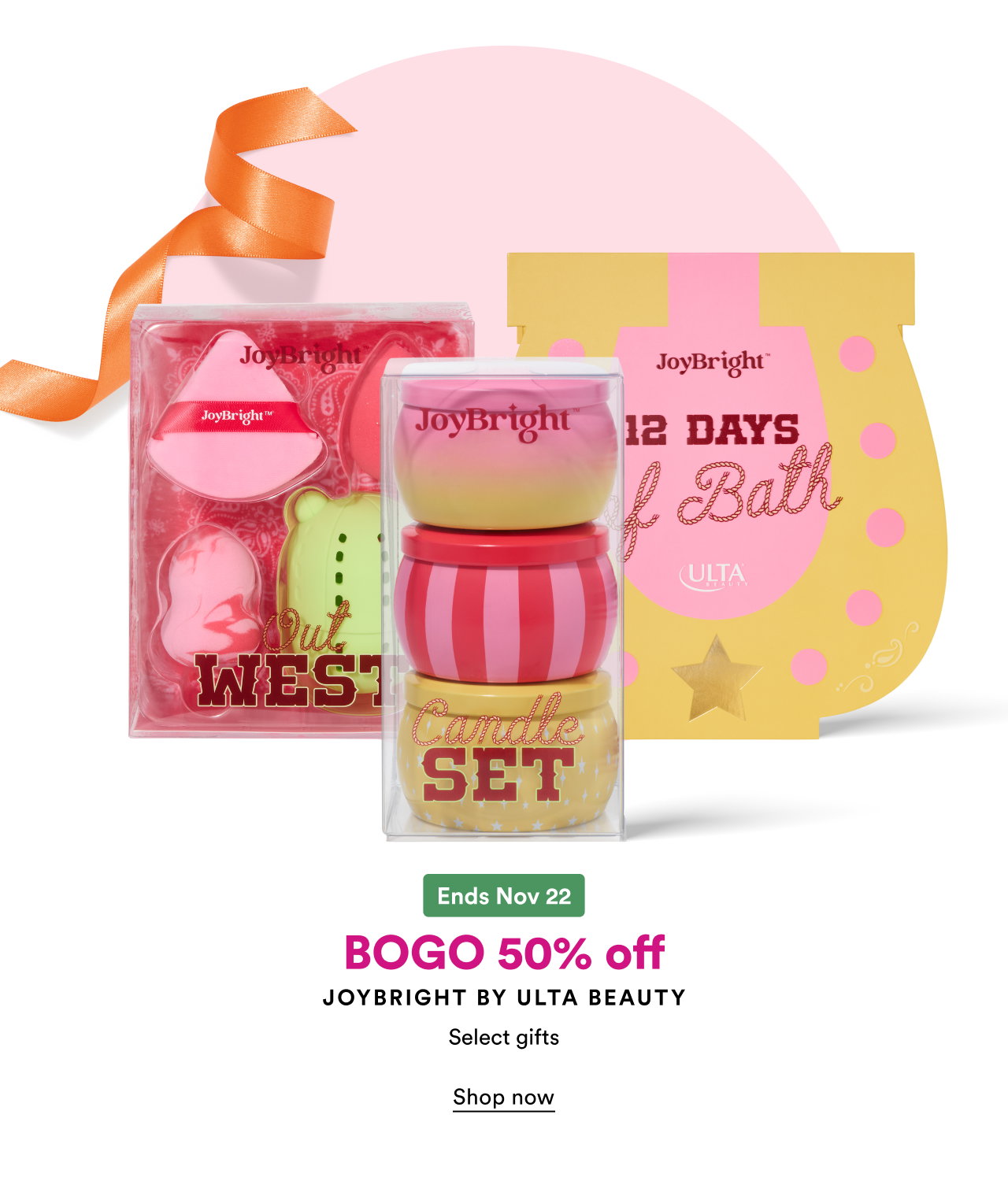 Ends Nov 22 | BOGO 50% off Joybright by Ulta Beauty. Select gifts. | Shop now