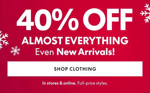 40% Off Almost Everything Else