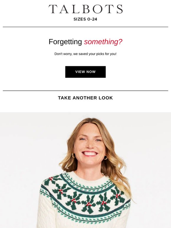 Talbots Color Style Sheet Talbots: Holiday Styles Worth a Second Look | Milled