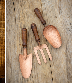 Sarah Raven Copper Hand Tools