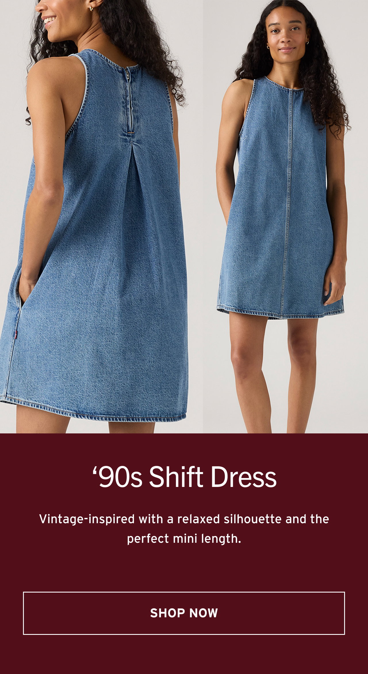 90s SHIFT DRESS