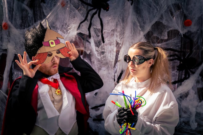 entertainers during halloween